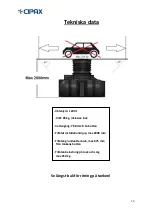 Предварительный просмотр 12 страницы Cipax 23012 Installation And User Manual