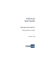 CipherLab 1564 User Manual предпросмотр