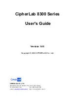 CipherLab 8300 User Manual preview