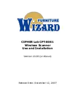 CipherLab CIPHER Lab CPT-8061 Use And Installation Manual preview