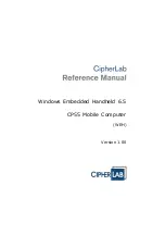 Предварительный просмотр 1 страницы CipherLab CP55 Reference Manual