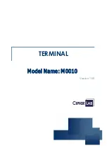 Preview for 1 page of CipherLab M0010 Manual