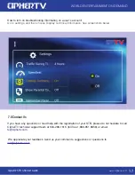 Предварительный просмотр 19 страницы CipherTV STB 3.5A User Manual