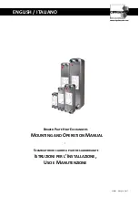 Preview for 1 page of CIPRIANI BRAZED PLATE HEAT EXCHANGERS Mounting And Operation Manual