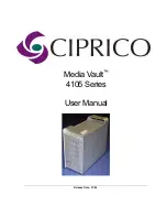 Ciprico Media Vault 4105 Series User Manual предпросмотр