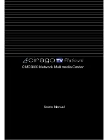 Preview for 1 page of Cirago TV Platinum CMC3000 User Manual