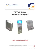 Circa Enterprises Guardian HDE Series Setup & Configuration Instructions Manual preview