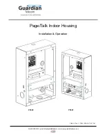 Preview for 1 page of Circa Enterprises Guardian P5520 Installation & Operation Manual