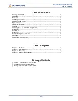 Preview for 2 page of Circa Enterprises Guardian Telecom CIR-41-SWIVEL Installation & Operation Manual