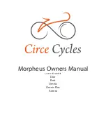 Circe Cycles Aurora Owner'S Manual preview