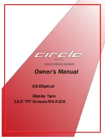 Preview for 1 page of CIRCLE FITNESS E8 Owner'S Manual