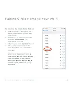 Preview for 13 page of CIRCLE Circle Home User Manual