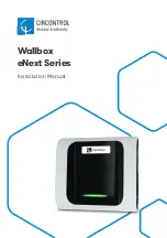 Circontrol Wallbox eNext S Installation Manual предпросмотр