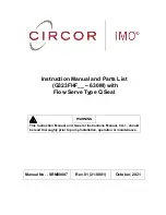 Предварительный просмотр 1 страницы Circor IMO G323FHF Series Instruction Manual And Parts List