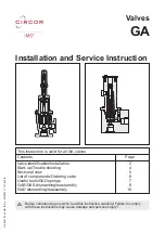 Circor IMO GA Series Installation And Service Instruction предпросмотр