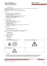 Preview for 2 page of Circor RTK REact 30 Series Installation And Operating Instructions Manual