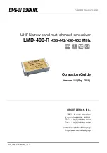 Предварительный просмотр 1 страницы CIRCUIT DESIGN LMD-400-R Operation Manual