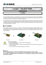 Предварительный просмотр 3 страницы CIRCUIT DESIGN MU-4 RS232C Operation Manual