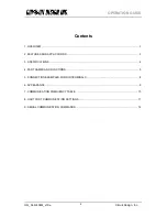 Preview for 2 page of CIRCUIT DESIGN SLR-434M Operation Manual