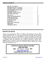 Preview for 2 page of Circuit Fitness AMZ-167RW Assembly & Owners Manual