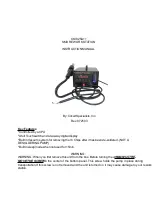 Circuit Specialists CSI 825A++ Instruction Manual preview