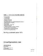 Preview for 6 page of Circuit Specialists CSI3303S User Manual