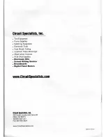 Предварительный просмотр 12 страницы Circuit Specialists CSI530B User Manual