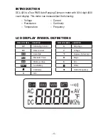 Preview for 6 page of Circuit-test DCL-420 User Manual