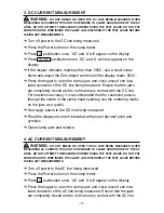 Preview for 11 page of Circuit-test DCL-420 User Manual