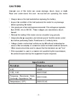 Preview for 3 page of Circuit-test DCL-620 User Manual