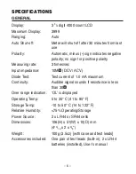 Preview for 8 page of Circuit-test DMR-1500 User Manual