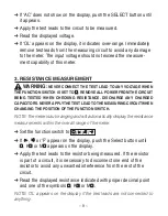 Предварительный просмотр 11 страницы Circuit-test DMR-1500 User Manual