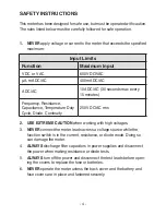 Preview for 4 page of Circuit-test DMR-6500 User Manual