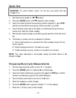 Preview for 16 page of Circuit-test DMR-6500 User Manual