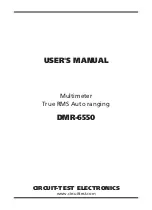 Circuit-test DMR-6550 User Manual preview