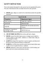 Preview for 4 page of Circuit-test DMR-6600 User Manual