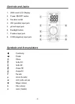 Preview for 5 page of Circuit-test DMR-6600 User Manual