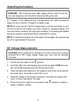 Preview for 9 page of Circuit-test DMR-6600 User Manual