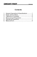 Preview for 2 page of Circuit-test DMS-4400 Manual