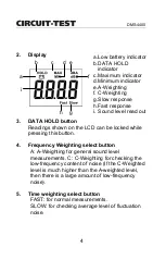 Preview for 6 page of Circuit-test DMS-4400 Manual