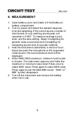 Preview for 10 page of Circuit-test DMS-4400 Manual