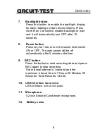 Preview for 8 page of Circuit-test DMS-4420 Manual