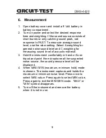 Preview for 11 page of Circuit-test DMS-4420 Manual