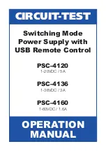 Circuit-test PSC-4120 Operation Manual preview