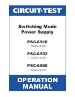 Circuit-test PSC-6916 Operation Manual preview