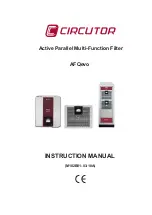 Circutor AFQevo Instruction Manual предпросмотр