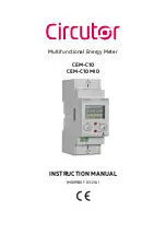 Circutor CEM-C10 Instruction Manual предпросмотр