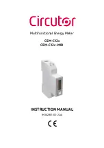 Предварительный просмотр 1 страницы Circutor CEM-C12c Instruction Manual