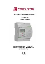 Circutor CEM-C20 Instruction Manual предпросмотр