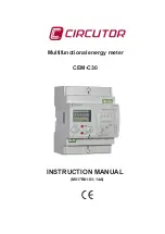 Предварительный просмотр 1 страницы Circutor CEM-C30 Instruction Manual